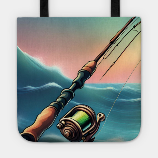 Fishing Lover Tote by BlackMeme94