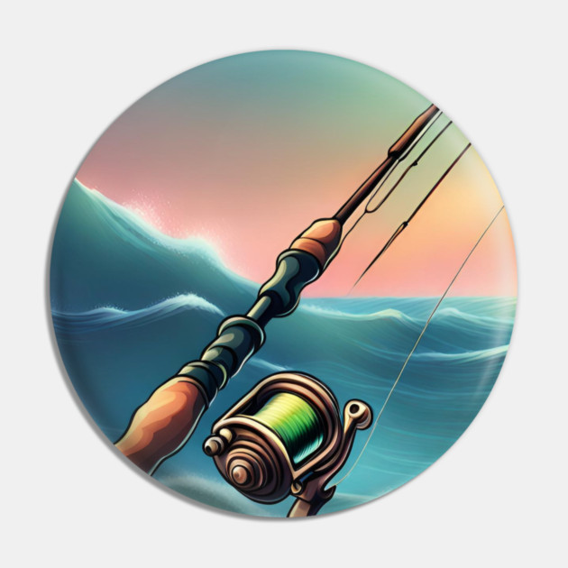 Fishing Lover Pin by BlackMeme94