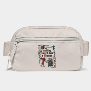 Could Have been an Email Medieval Style - funny retro vintage English history Bag