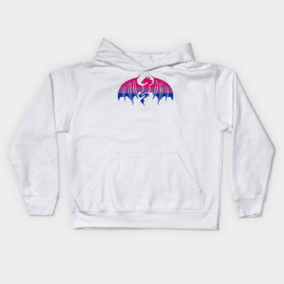 Bisexual Pride Dragon Kids Hoodie
