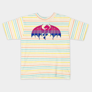 Bisexual Pride Dragon Kids T-Shirt