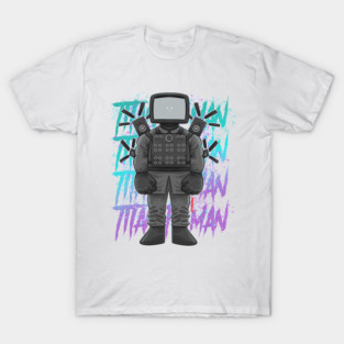 titan TV MAN SKIBIDI TOILET T-Shirt