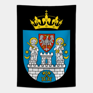 Poland Poznan Crest Polish Polska Tapestry