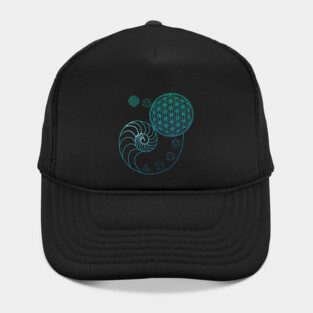 Sacred Geometry Spiral of Creation Hat