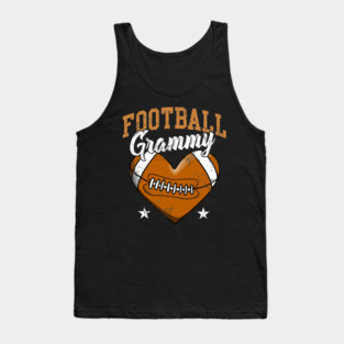 Football Grammy Grandma Grandmother Tank Top