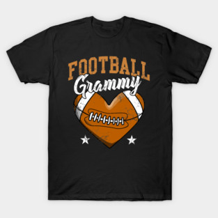 Football Grammy Grandma Grandmother T-Shirt