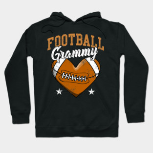 Football Grammy Grandma Grandmother Hoodie