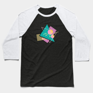 Memphis Pattern 7 / 80s Retro Baseball T-Shirt