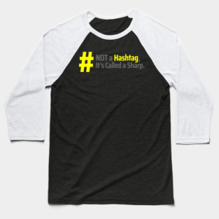 piano Baseball T-Shirt