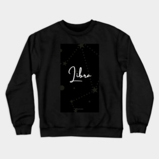Black libra Crewneck Sweatshirt