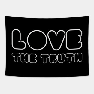 Love the Truth Lights Tapestry