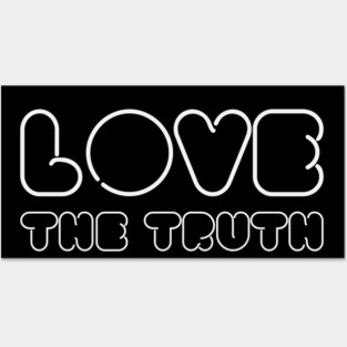 Love the Truth Lights Posters and Art