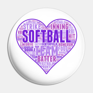 Softball Pin