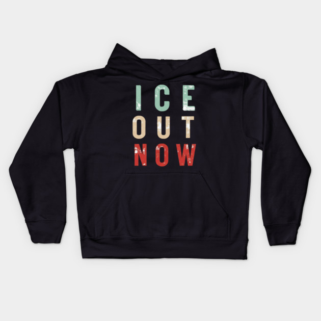 ice-out Kids Hoodie by BlackMeme94