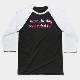 Anti-Trump Baseball T-Shirt