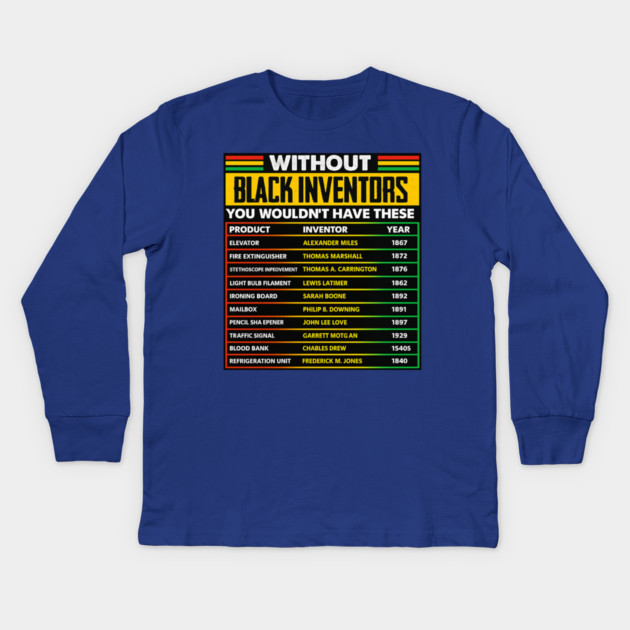 black-history Kids Long Sleeve T-Shirt by BlackMeme94