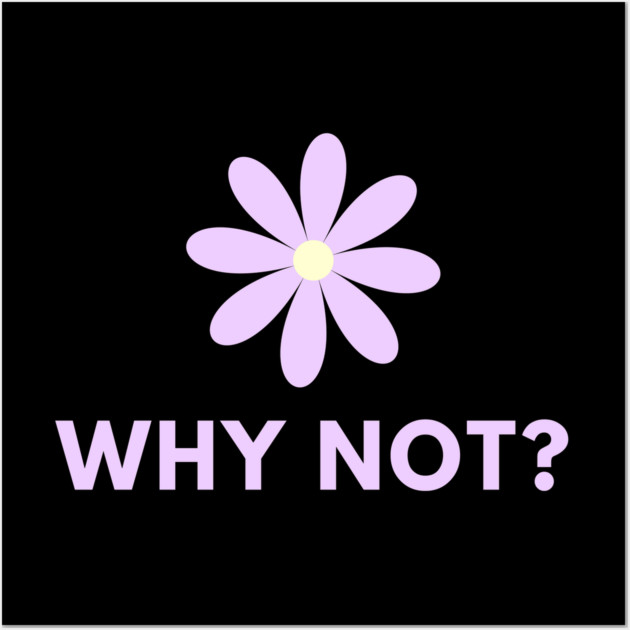 Why Not Wall Art by BlackMeme94