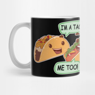 Funny Kawaii Taco and Hot Dog Claims to Be a Taco Mug