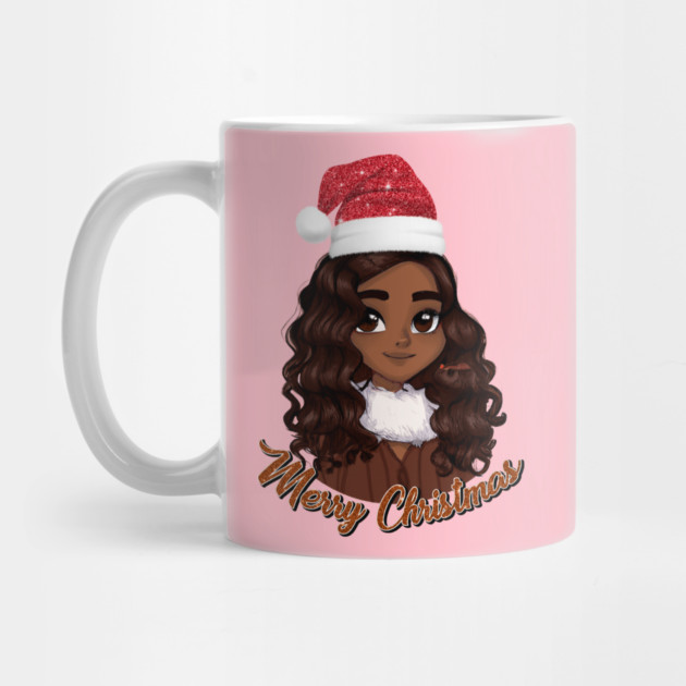 Black Girl Santa, Black Mrs Santa Claus, African American Santa, Merry Christmas by UrbanLifeApparel