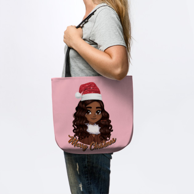 Black Girl Santa, Black Mrs Santa Claus, African American Santa, Merry Christmas by UrbanLifeApparel
