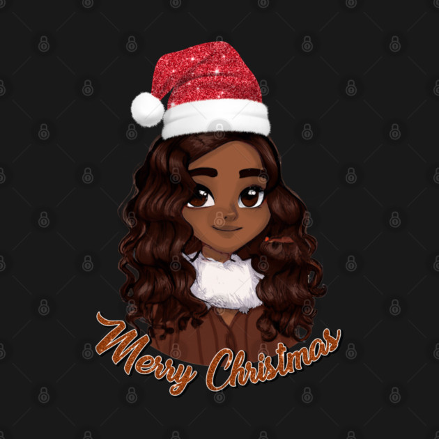 Black Girl Santa, Black Mrs Santa Claus, African American Santa, Merry Christmas by UrbanLifeApparel