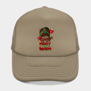 Merry and Bright, Black Girl Christmas Magic Hat