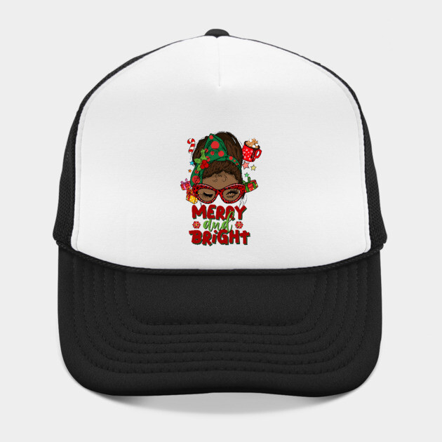 Merry and Bright, Black Girl Christmas Magic by UrbanLifeApparel