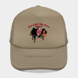 Just a Girl Who Loves Christmas, Black Girl Christmas Hat