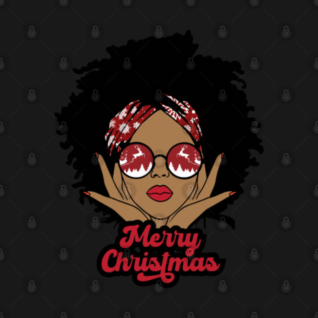 Merry Christmas, Black Girl Christmas Magic by UrbanLifeApparel