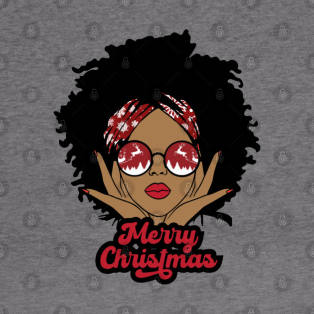 Merry Christmas, Black Girl Christmas Magic by UrbanLifeApparel