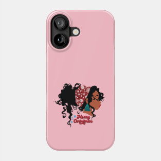 Merry Christmas, Black Girl Magic Phone Case