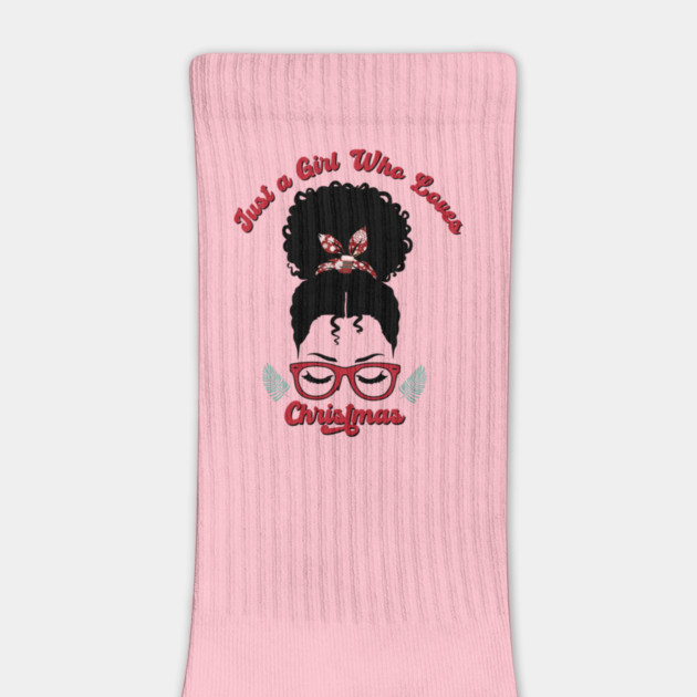 Just a Girl Who Loves Christmas, Black Woman Magic by UrbanLifeApparel