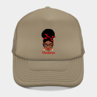 Christmas, Black Woman Hat