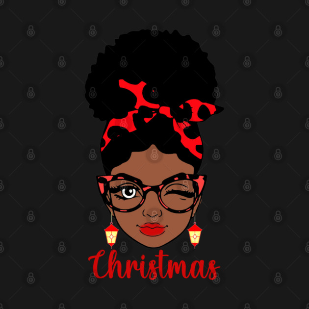 Christmas, Black Woman by UrbanLifeApparel