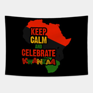 Keep Calm and Celebrate Kwanzaa, Tapestry