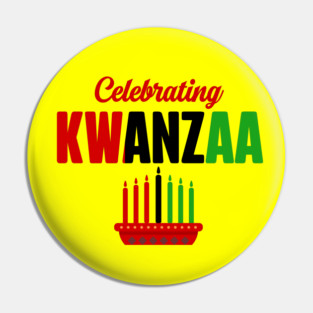 Celebrating Kwanzaa Pin