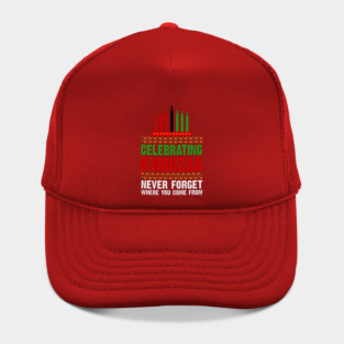 Celebrating Kwanzaa, Never Forget Hat