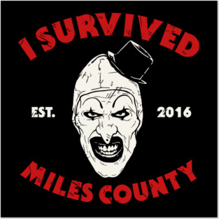 I survived miles county Posters and Art