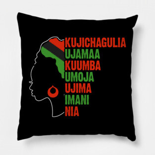 Kwanzaa, The Seven Principles of Kwanzaa Pillow