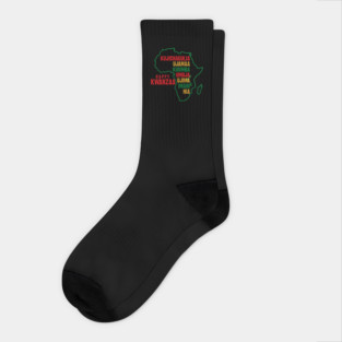 Happy Kwanzaa, The Seven Principles of Kwanzaa Socks