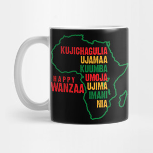 Happy Kwanzaa, The Seven Principles of Kwanzaa Mug