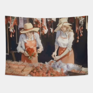 Butchered At Birth Parody AI Art Tapestry