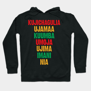 The Seven Principles of Kwanzaa Hoodie