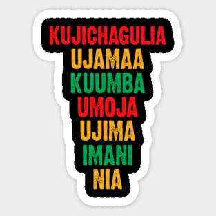 The Seven Principles of Kwanzaa Magnet