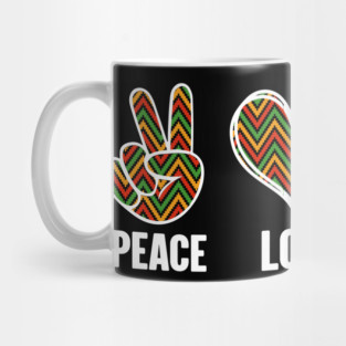 Peace Love Kwanzaa Mug