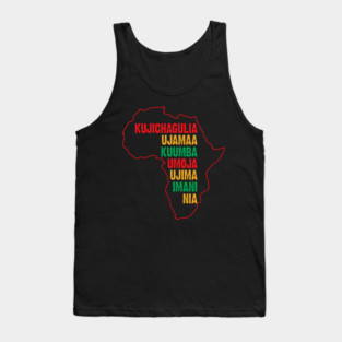 Have a Happy Kwanzaa, The Seven Principles of Kwanzaa Tank Top
