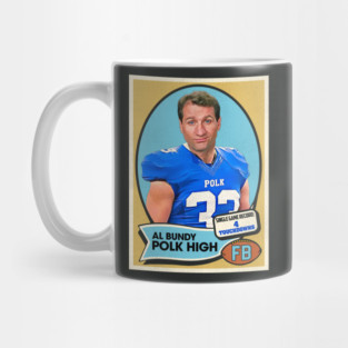 Al Bundy Polk High Football Card Mug