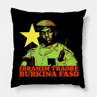 Ibrahim Traoré Pillow