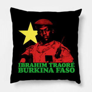 Ibrahim Traoré Pillow