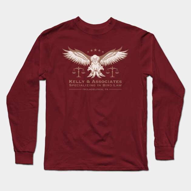Philadelphia Bird Law Long Sleeve T-Shirt by machmigo